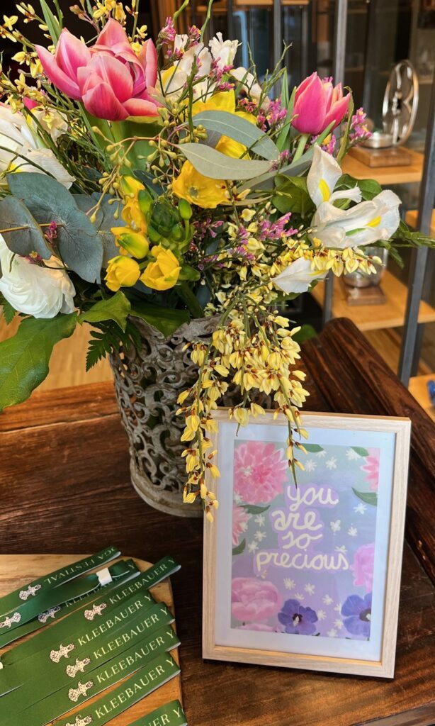 blumenstrauß mit bild