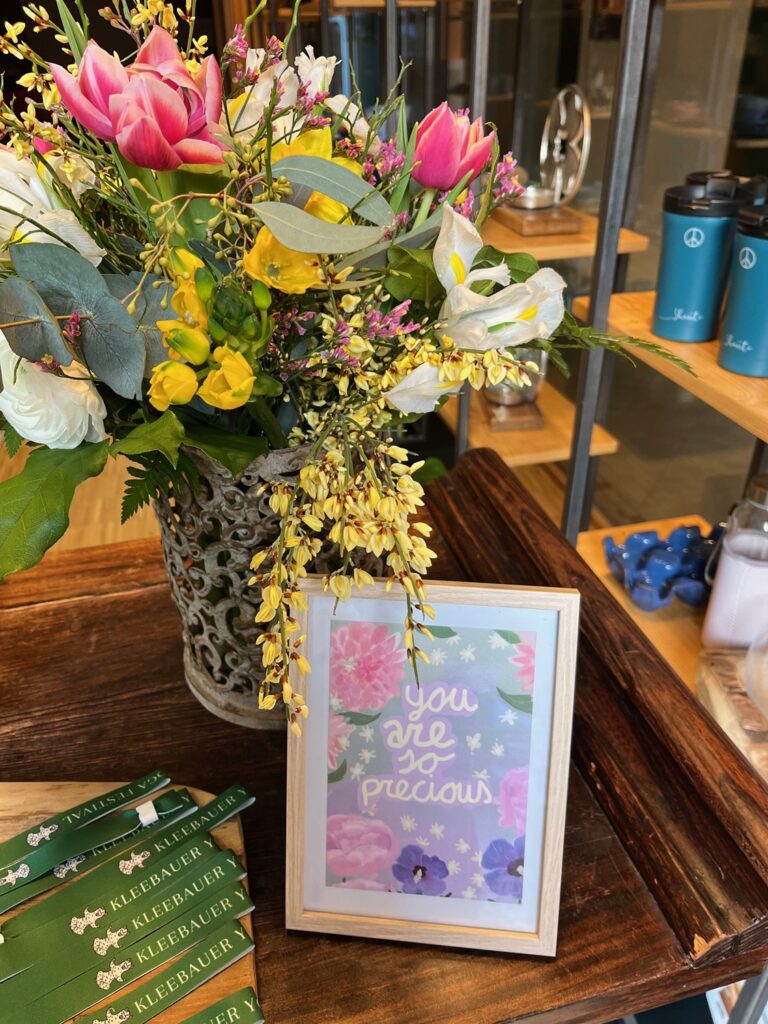 blumenstrauß mit bild